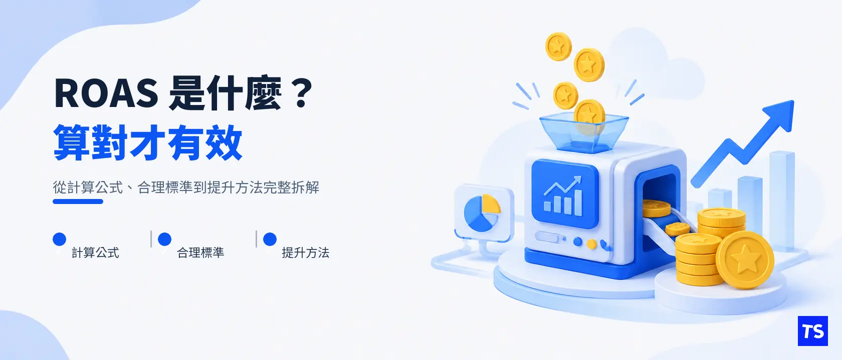 ROAS 是什麼?廣告投資報酬率計算公式、標準與提升方法